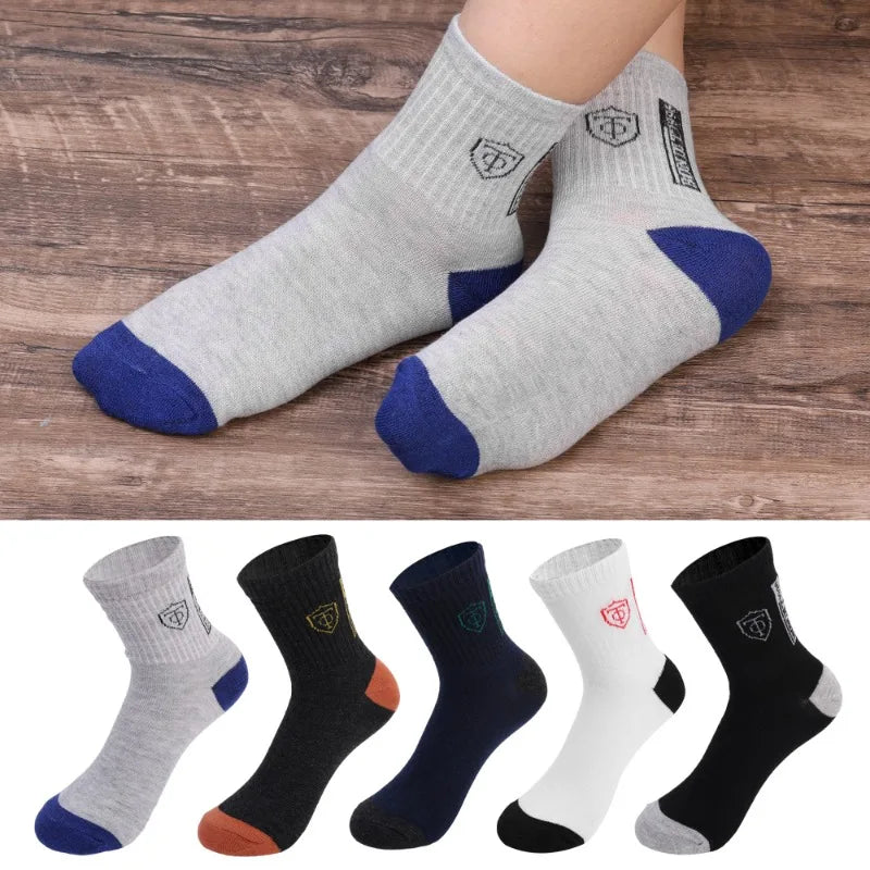 5Pairs Cotton Men Socks