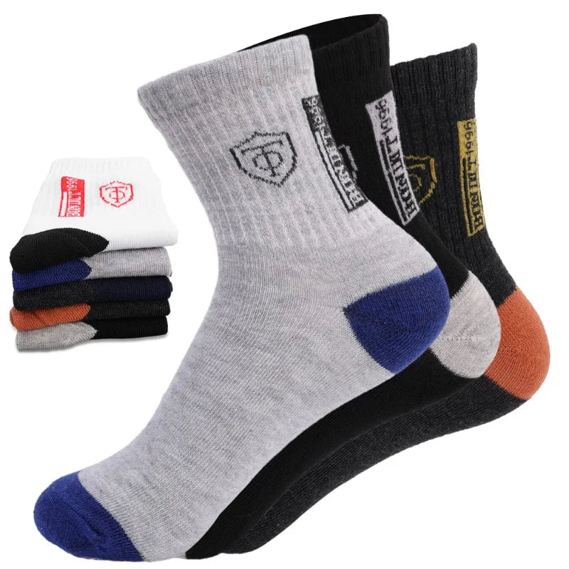 5Pairs Cotton Men Socks